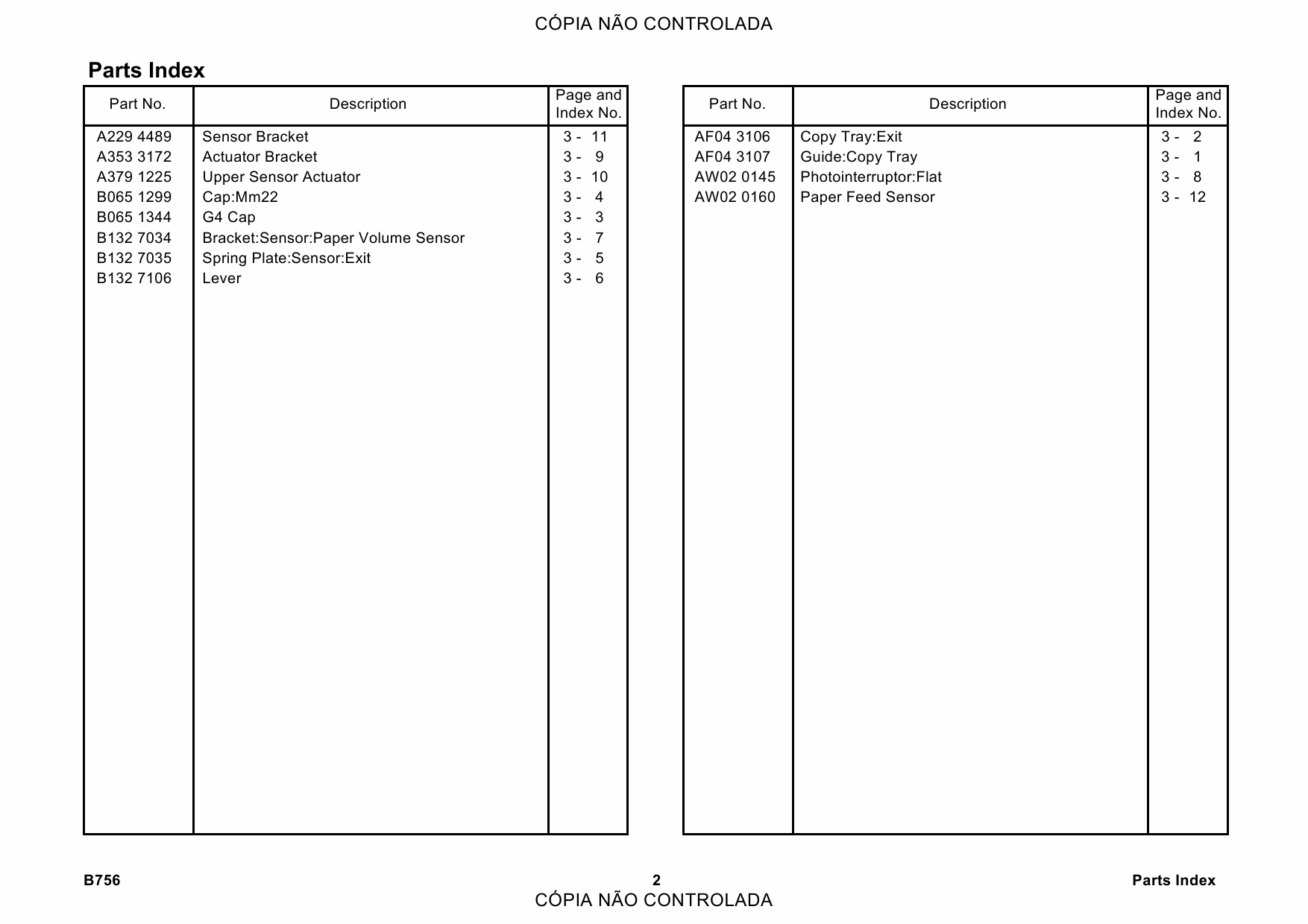 RICOH Options B756 COPY-TRAY-TYPE-2075 Parts Catalog PDF download-6